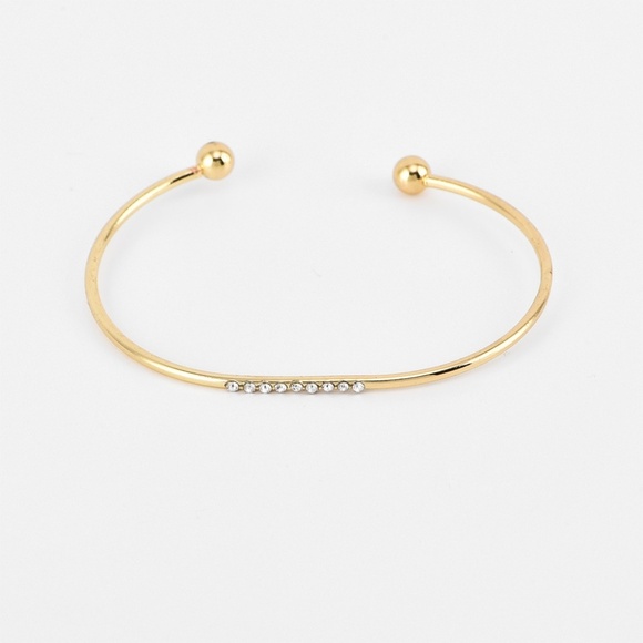 **FERNANDA* 5-Pc Gold Lightning Bolt Bracelet Set - Picture 9 of 10